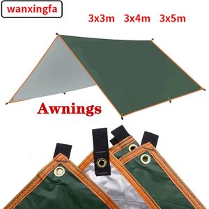 Ultralight Canvas Garden Canopy Waterproof Sunshade Camping Hammock Sun Shelter for Beach and Outdoor 4X 3X 240422