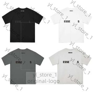 Essentialsshirt Erkek Tasarımcı T Shirt Erkek Tişörtü Kadın Gömlek%100 Cotton Street Essentialsclothing Kısa Kollu Tshirt Mektup Baskı Çift Ess Tees