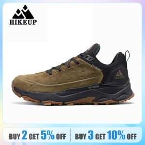 Boots Hikeup Son Erkek Yürüyüş Ayakkabıları Giyim, Soygun Slip Dış Mekan Sabah Kaya Tırmanma Trekking Avcılık Erkekler Spor Süet Deri