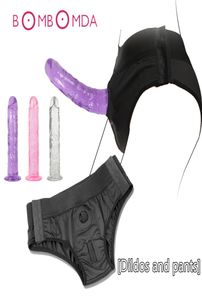 Красота Pantspanties Toy Dildo Outdoor Vibrator Erotictoys Носимый для лесбиянок для взрослых сексуальных игрушек на пенис фаллоимитатор Women Beauty 6471145