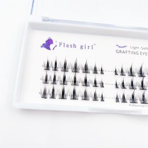 3 Rows/Box Grafting eyelashes Single Segmented cluters Premium Faux Mink Individual Volume Eyelash Private Label lashes Extensions
