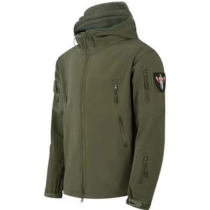 Män 5xl jackor byxor softshell huva kappa taktisk vattentät pilot camping vandring vandring jakt fiske byxor plus storlek 240416