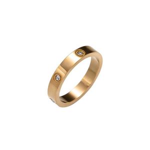 Sense Promise Design of Love Ring Der einfache Paar Ring nicht verliert Ring die geschlossen mit Cart Originalringen