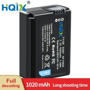 Chargers Hqix for Sony Zve10 Rx10 A7rii A7sii A7r A7s A6500 A6400 A6300 A6100 A6000 A5100 A5000 A3000 A55 Camera Npfw50 Charger Battery