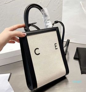 Vintage Trend Item Canvas Tote Simple Crossbody Bag Vertical Handbag High Appearance Level Detachable Belt