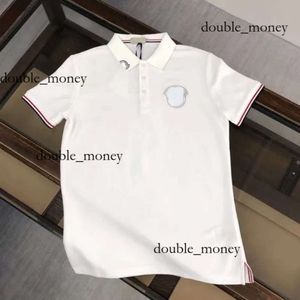 Monclairjacket T Shirt Sports Brand Mens Polo Shirt Monclairjacket Designer Shirts Embroidery Lapel Short-sleeved Tshirt Men Business Monclairjacket Shirt 113