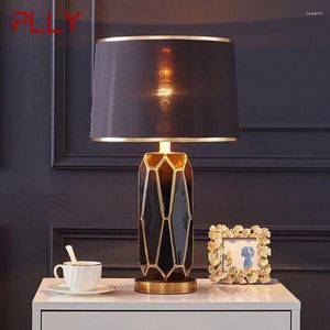 Table Lamps PLLY Contemporary Ceramics Lamp Luxurious Living Room Bedroom Bedside Desk Light El Engineering Decorative