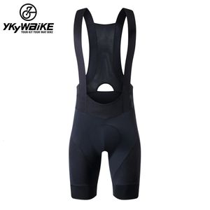 Ykywbike Cycling Bib Shorts Män utomhuskläder cykeltur 6 timmar vadderad ridning Bib Tights Bicycle Mens Cycling Clothing Short240417