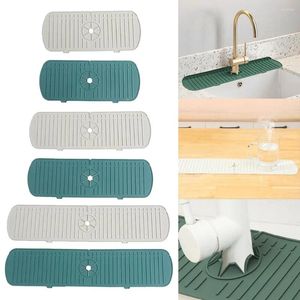 Kökskranar Silikon Sänk kran Mattvatten Rippel Catcher Pad Countertop Stor Protector Badrum Splash Guard G8B7