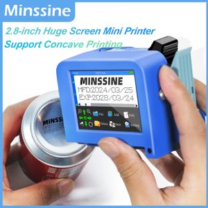 2.8 Mini Handheld Inkjet Printer with 12.7mm Nozzle for QR Barcode Batch Date Number Expiry Date Mini Printer Portable 240420