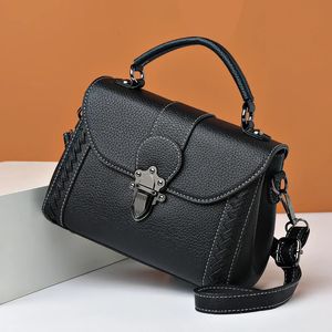 Модные дамы ручные сумки роскошные дизайнерские сумки высококачественные мешки по кросс -теле для женщин подлинная кожаная сумка для плеча мешок A Main 240420
