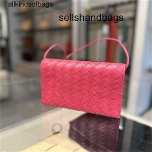 Top Crossbody Bag Luxus 7A Kassetten Bottevenets gewebt Beutel Haus feiner Schultergurt Rose Redp3x4gdqr