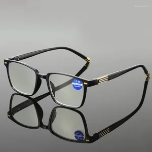 Sonnenbrille Square Lesebrille Männer Frauen Retro Vollfrist Dioopter Business Optical Wonsionded Eyewear 1.0 1.5 2,0 2.5 - 4.0