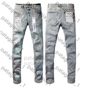 Lila Jeans Designer Herren Hosen Frauen Denimhose Mode Mody Lila Marke Jeans Trends Destgierte Freizeit Lila Ripped Biker Slim Fit Joggpants 1208