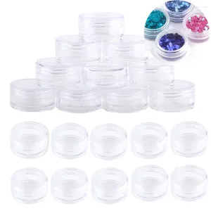 Garrafas de armazenamento 10pcs vazias 2,5 ml de plástico recipientes redondos de frascos redondos para creme de loção cosmético