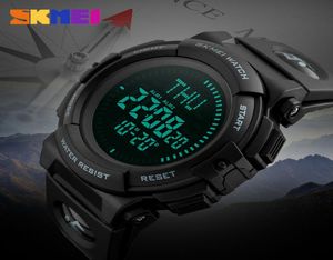 SKMEI 1290 Men Compass Military Watch Countdown Digital Multifunction Sports Watches TimeKeeping Waterproof Arvurs Relogio M7167286