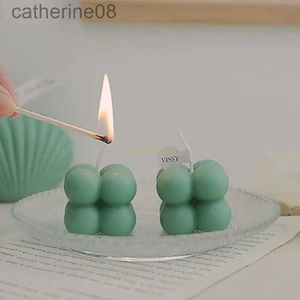 Свечи небольшие ароматизированные мини -кубические пузырьковые восковые свечи Drop Dropping D240429