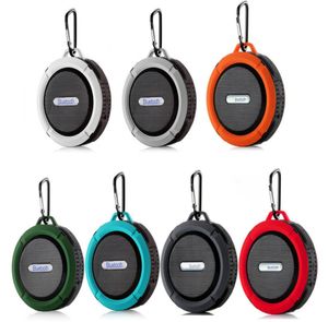 Kablosuz C6 Su Geçirmez Bluetooth Hoparlör Bluetooth Su Geçirmez Toz Geçirmez Açık Ses Kutusu Subwoofer Sucker Carabiner7866762