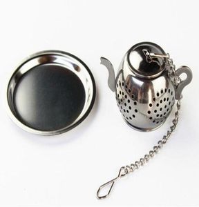 Mini fofo fofo de aço inoxidável Infuser Pingente Design Home Office Tea Filtro do presente Tipo de chá de chá de chá criativo Acessórios para chá 50pcs5210101