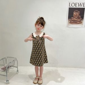 Bow Binding Sukienka dla dzieci sukienki z nadrukiem sukienki z nadrukiem bawełniane spódnice sukienki dla dzieci