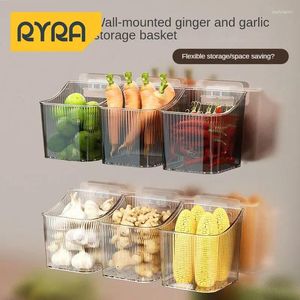 Kitchen Storage Wall-mounted Basket Multi-functional Design Durable Materials The Actual Top Wall Box Functional Neat And Orderly