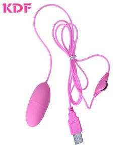 Mini vibrator äggkula sexleksaker för kvinna vattentät USB kraftfull vibrerande klitorisstimulator vibratorer för kvinnor produkt S1014019247