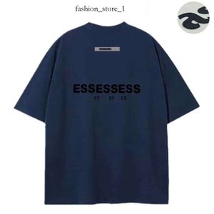 Designer Fashion Essentialsshirt Shirt Summer Casual Essencial Mens Women Essen Letter Shirts Coppia di cotone puro Taglie di grandi dimensioni 355