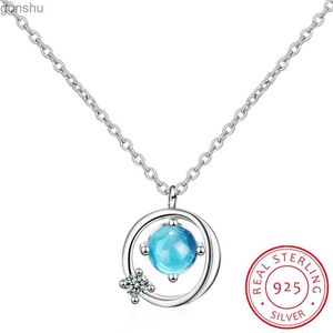 Pendant Necklaces Home>Product Center>Pure Silver Aurora Space Planet Pendant NecklaceWX