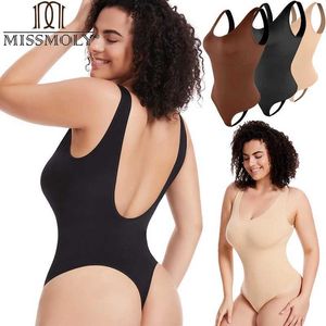 Body Bez pleców Shapers Bodysis Bodysis Shapewear For Women Tank Tops Trainer Trainer Otwórz gorset Niewidzialny Slim Body Shaper Y240429