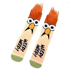 Men's Socks Cartoon Hair Anime And Women's Mid-tube Sports Leisure Trend Fashion Net Red Cotton Soft