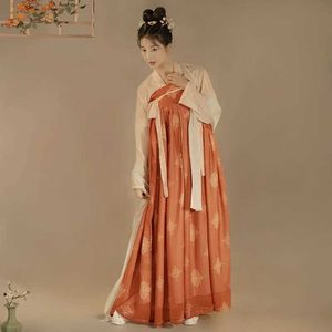 Roupas étnicas chinesas tradicionais hanfu tang dinastia trajes de cosplay para mulher use dança folclórica hanfu vestido primavera verão e outono