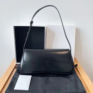 12A Aggiornamento Specchio di qualità Designer Lola Borsa Hobo Small Flap Borse Womens Borse in pelle genuina Borsa per spalle per portata nera con hardware d'argento