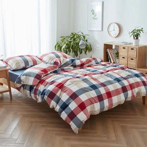 Наборы для постельных принадлежностей хлопковая сетка 4 - кусочние стеганое одеяло 3 общежитие 150x200 см.