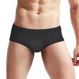 Underpants Mens Ice Silk Lingerie Sissy Underwear Bulge Pouch Panties Bikini Small Boxer Briefs Low Waist Breathable