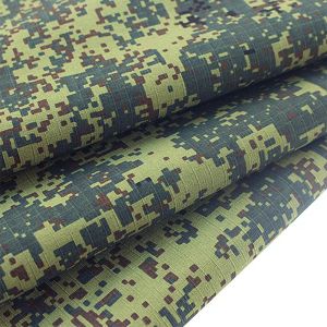 Ständer 1,5 Meter Breite Tarnung Uniform Tactical Clothing Fabric Outdoor wasserdicht dicke Polyester -Baumwoll -Digitalgrün Stoff