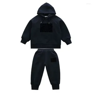 Clothing Sets Spring Autumn Baby Boys Cartoon Kids Boy Hooded Sweatershirt Tops Pants Teenager Children Clothes Suit Outerwear