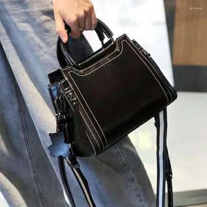 Tasche echte Lederhandtaschen für Frauen luxuriöse echte Umhängetaschen und Modeausstattung