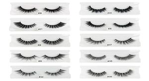 3D Mink False Eshelashes Натуральные толстые ресницы 1Pack Whole03980248