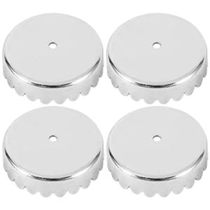 Set 4 Pcs Magnetic Soap Holder Bathroom Caps Kitchen Shelf Wallmounted Drain Dish Stainless Steel Container