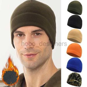 Mütze/Schädelkappen 2023 Neue Herren Herbst Winterhüte Feste Farbe warmes Fleece Beanies Schädel Weich warm warmes Skifahren im Freien für Frauen Männer D240429