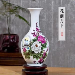 Vasen Home Dekoration Keramik Vase Desktop Porzellan Ornamente Wohnzimmer Blumenarrangements dekorativ