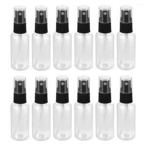 Storage Bottles Portable Travel Empty Clear Fine Mist Spray Liquid Dispensing Bottles(Random Color Cap)