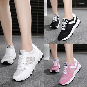 Casual Shoes Running Sports Female Students Flat Surface Ventilation Woman Air Cushion Travel Fitness Sneakers