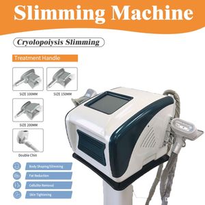 Bantmaskin 4 i 1 Cryolipolysis Fat Freezed Resmape Scuplt Hip Lift Slim Machine med två Cryo -handtag kan fungera samtidigt