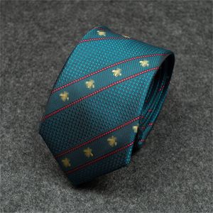 2023 NEW UOMINI Lega la cravatta di seta di seta MACCHERATURA Jacquard Classic Necktie fatte a mano per uomini MATRIE CASCHI E CASCHI