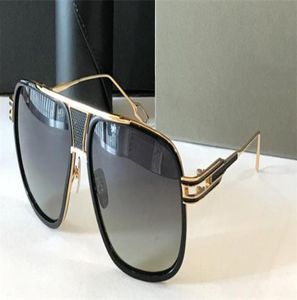 Top Man Fashion Sunglasses SunSign Metal Metal Vintage Titanium Eyewear Trendy Style Pilot Frame UV 400 lente com case6436641