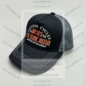 Designer Spring/Summer New Thin Embroidered Deus Baseball Hat Hip Hop Duck Tongue Hat Men's and Women's Duck Tongue Hat Breattable American Sun Protection Hat 7265