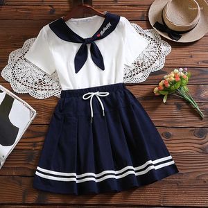 Lässige Kleider Mori Mädchen süße Vestidos Design Sommer Mode Kurzarm Student Kawaii Kleid