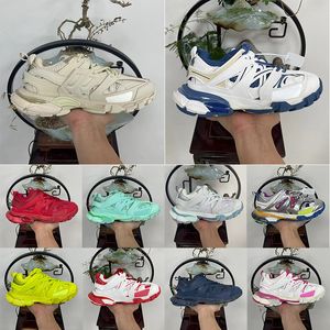 Vintage Trainer Track 3.0 OG Nylon Leder-Sneakers Freizeit Designer Schuhe Top-Qualität Gummi voll rot blau schwarz weiß rosa mens Frauen klobige Bodenspuren Größe 36-45