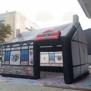 Factory Custom Portable Building Inflatable Pub Bar Irish House Room Enclosed Tent Cool Canopy For Party Event